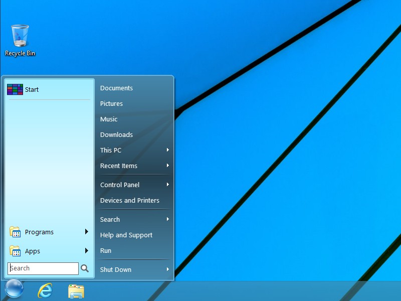 Startfinity The Real Start Menu For Windows 800x600 Startfinity The Real Start Menu For Windows