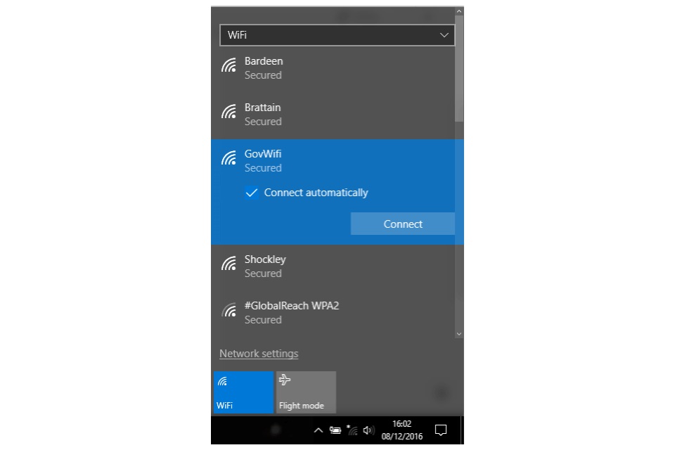 960x640 Connect To Govwifi Using A Windows Device