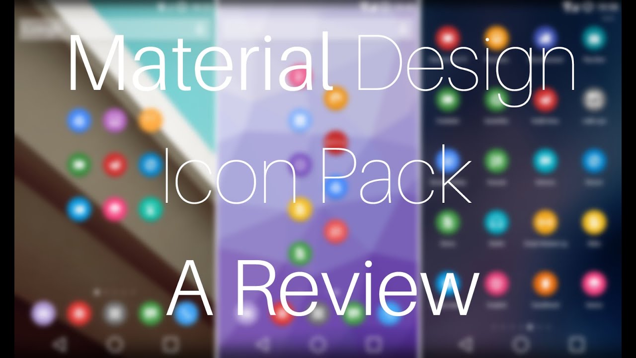 1280x720 Material Design Icon Pack For Windows