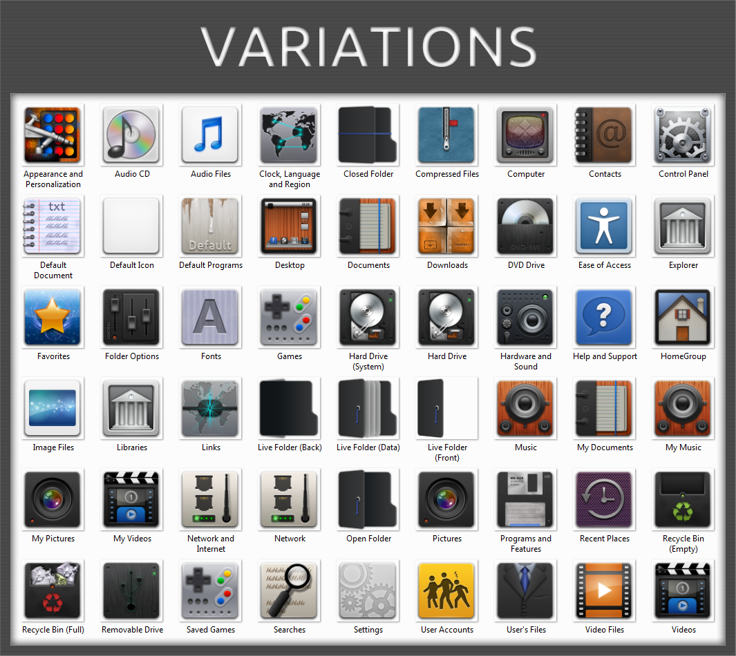 1065x950 Variations Icon Pack Installer For Windows