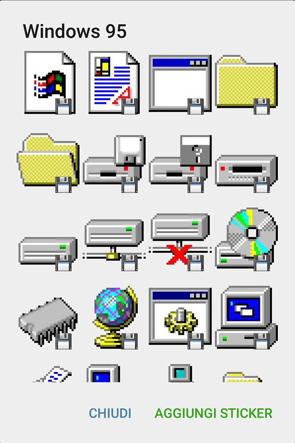 600x900 Windows Sticker Set