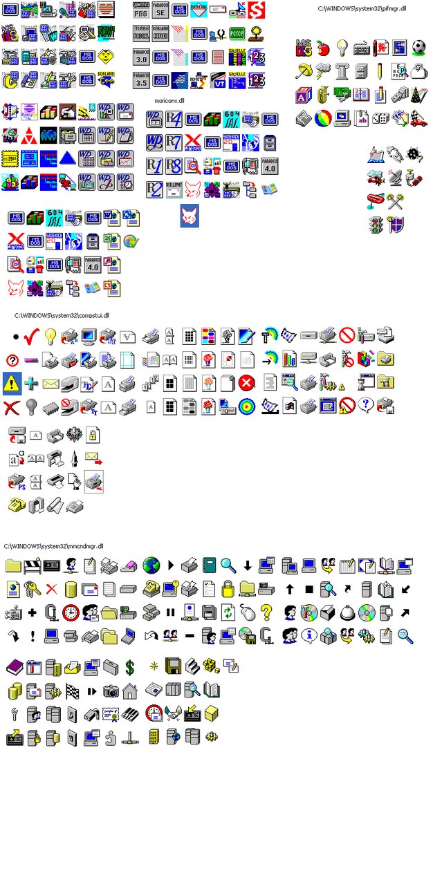 Windows 95 Icon Pack at Vectorified.com | Collection of Windows 95 Icon ...