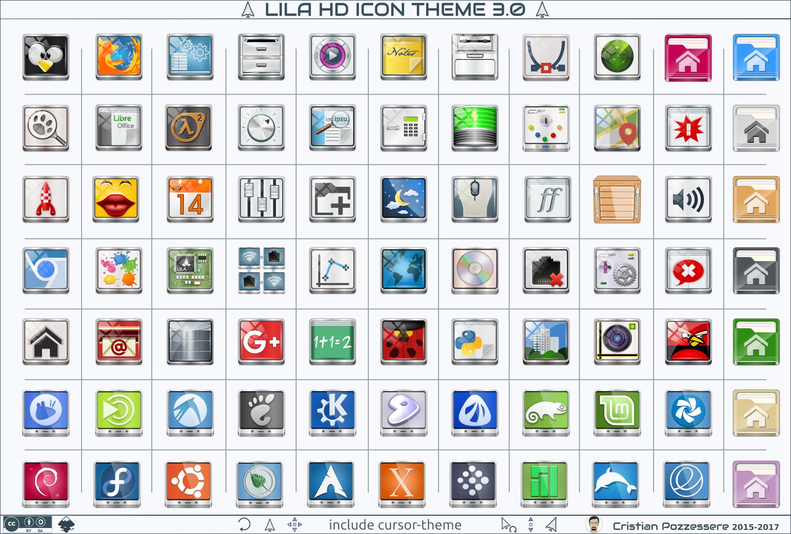 Windows 10 icon and theme package for linux