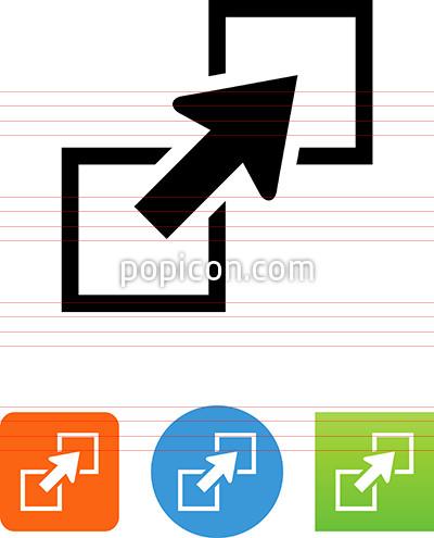 400x495 New Window Arrow Icon