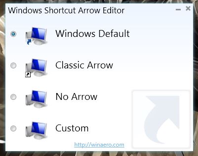 401x317 Windows Replace Or Remove The Arrow Icon On Shortcuts
