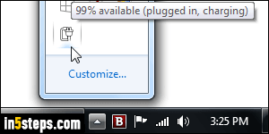 Show Battery Icon In Taskbar + Percentage Battery Life Left 300x150 Show Battery Icon In Taskbar + Percentage Battery Life Left