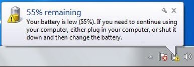 Yellow Triangle With Exclamation Mark On Battery Symbol On Windows 386x133 Yellow Triangle With Exclamation Mark On Battery Symbol On Windows