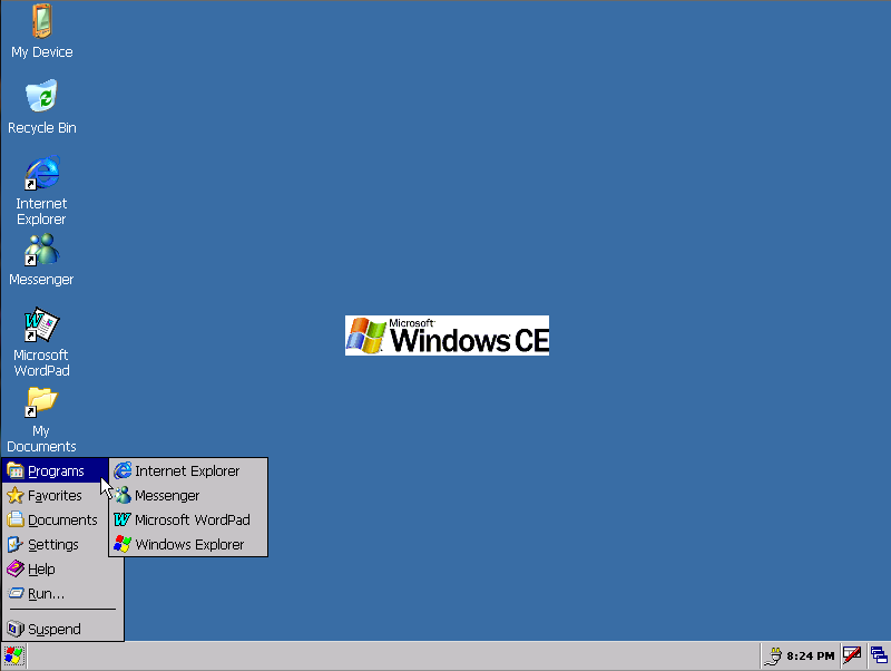 800x602 Windows Ce