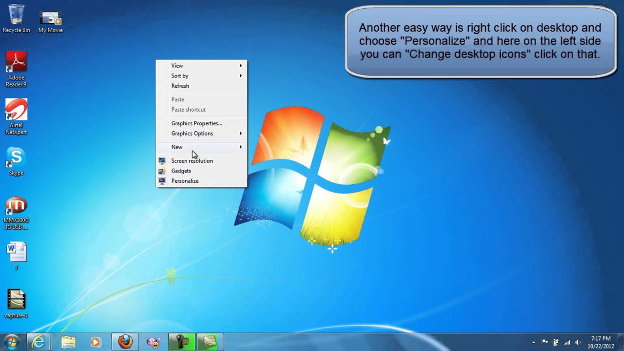 How To Display My Computer Icon On The Desktop In Windows 1280x720 How To Display My Computer Icon On The Desktop In Windows