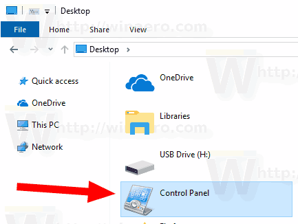 433x326 Change Control Panel Icon In Windows