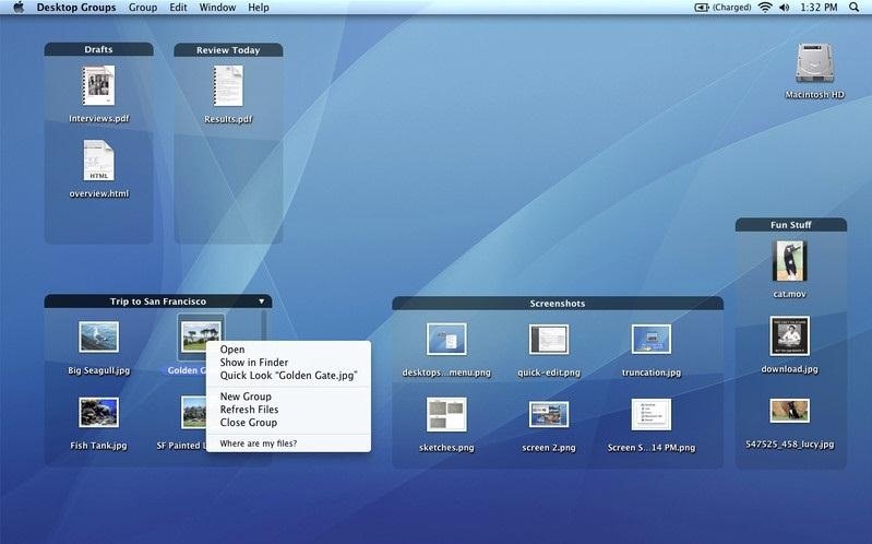 799x498 How To Organize Your Cluttered Mac Desktop With Desktop Groups