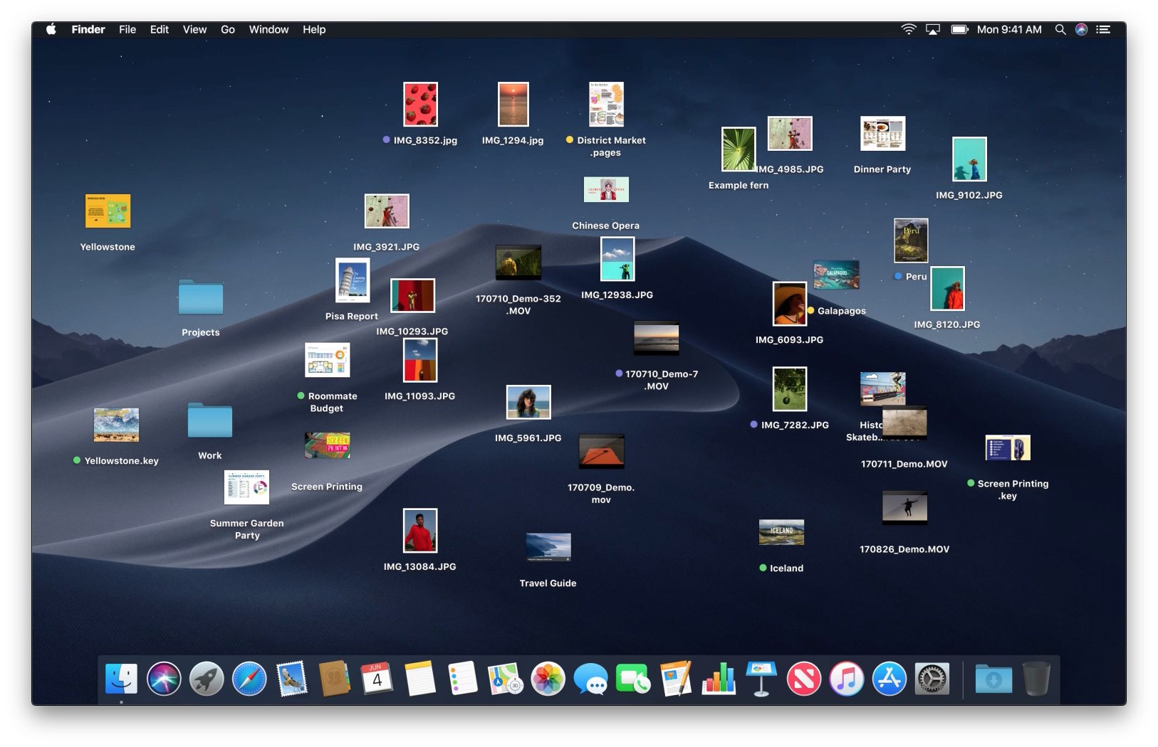 mac desktop icons free