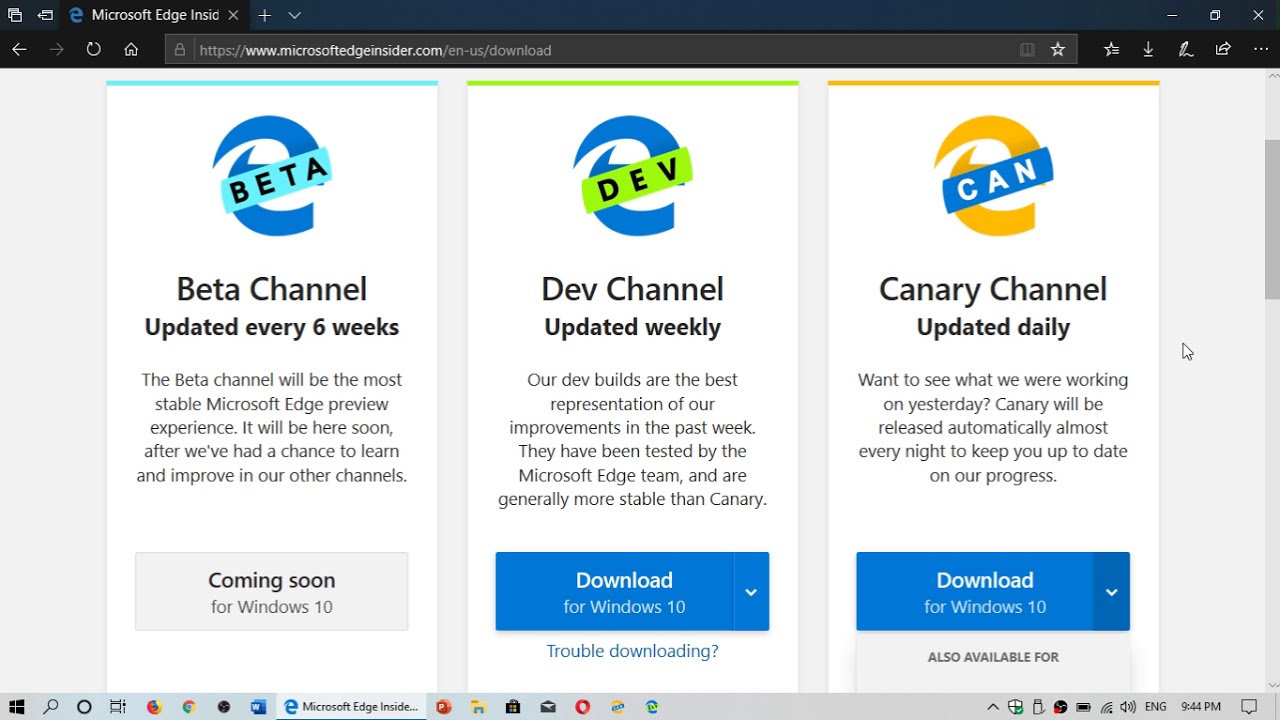 Microsoft Edge Insider Chromium Now Available For Windows 1280x720 Microsoft Edge Insider Chromium Now Available For Windows