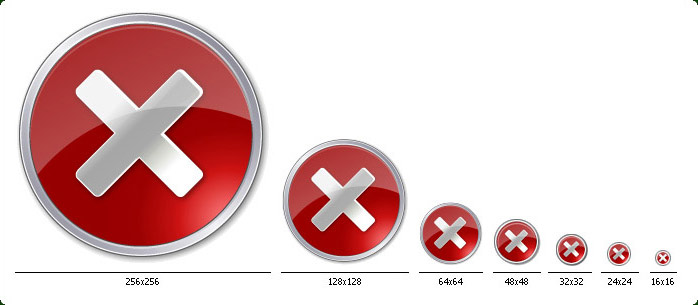 698x305 Windows Error Icon Images