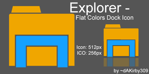 512x256 Windows Explorer Dock Icon