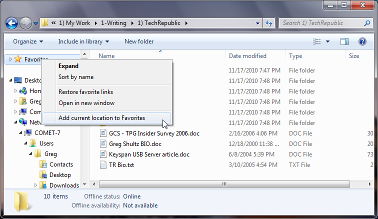 756x438 Remove Favorites From Windows Explorer In Windows