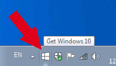 457x259 Taskbar Icon With Get Windows Flag Computroon