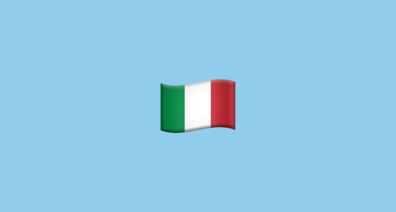 560x300 Flag For Italy Emoji