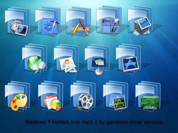 colored folder icons windows 10