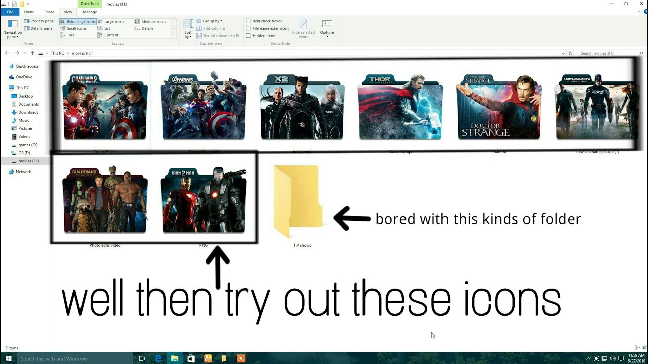 1280x720 Folder Icon Pack Download Windows Windows