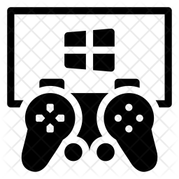 Windows Game Icon Of Glyph Style 256x256 Windows Game Icon Of Glyph Style