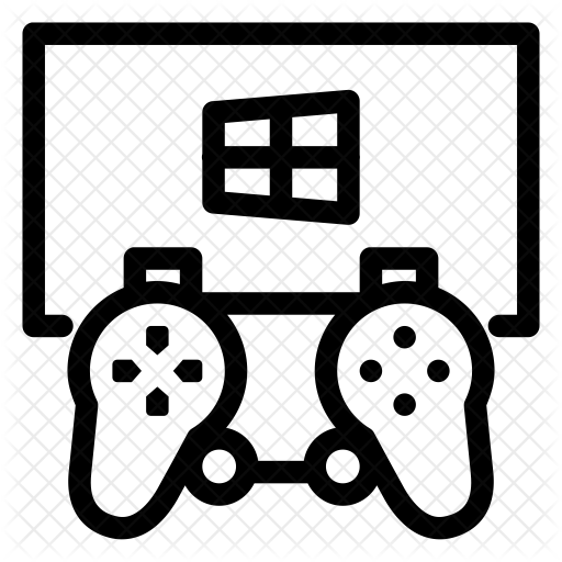 Windows Game Icon Of Line Style 512x512 Windows Game Icon Of Line Style