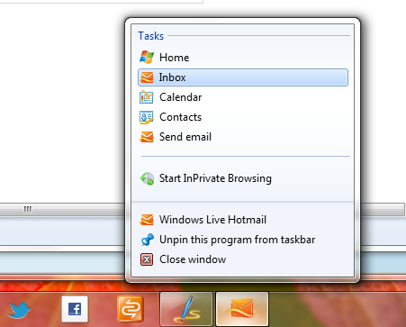 451x363 How To Pin Hotmail To Your Windows Taskbar