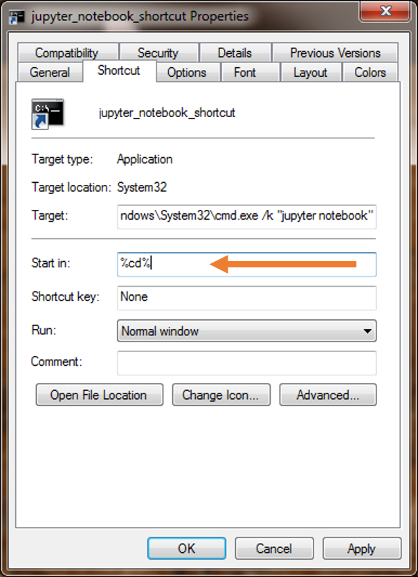 604x833 Launching Jupyter Notebook Using An Iconshortcut In The Current