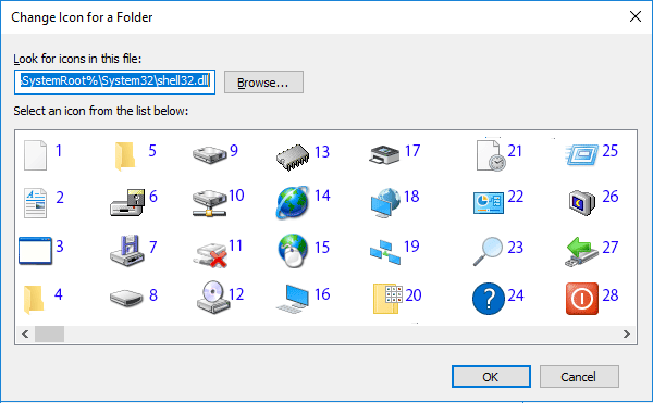 Windows How To Check Icon Number Of Icon List 600x371 Windows How To Check Icon Number Of Icon List