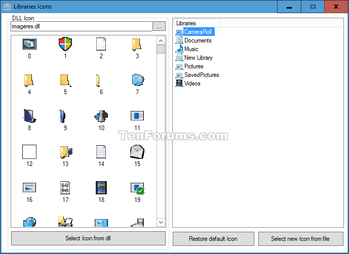 Change Library Icon In Windows Tutorials 689x502 Change Library Icon In Windows Tutorials