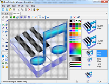 375x291 Icon Editor For Windows