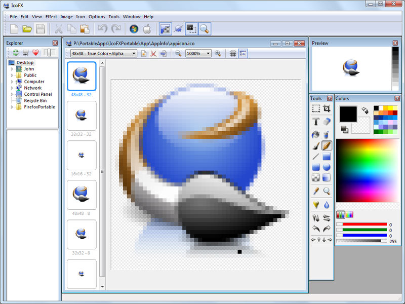800x600 Handy, Free Favicon And Icon Editors