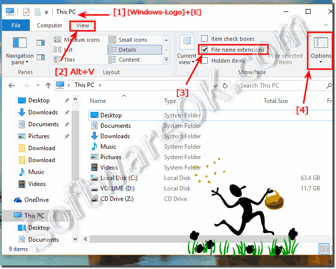676x541 How To Show Filename Extension In Windows