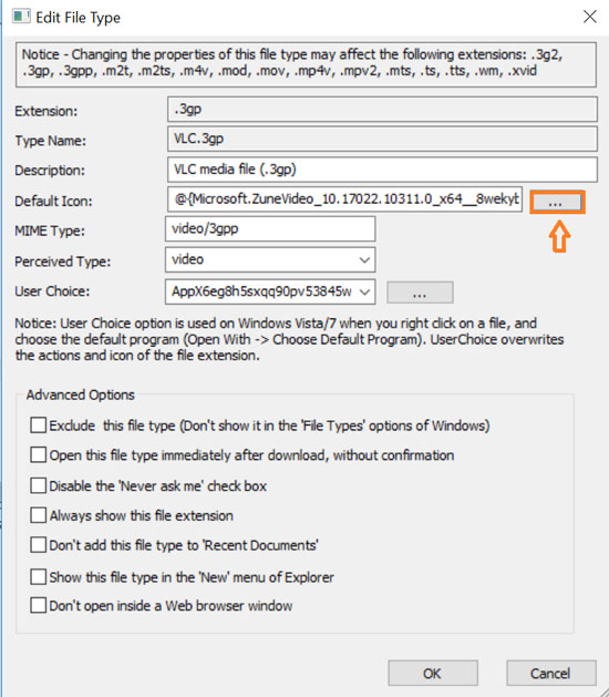 550x629 How To Change The Icon For A Certain Type In Windows Xp