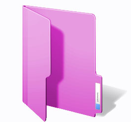 264x246 Pink Windows Folder Icon