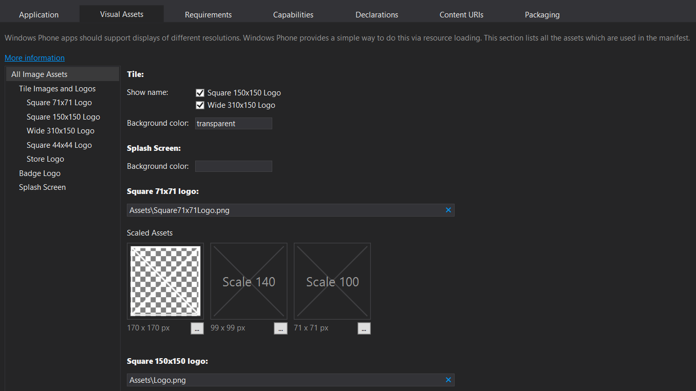 1355x762 Assets For Windows Universal App Generator