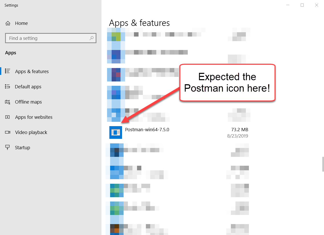 1277x926 Postman Windows Start Menu Folder Location And Apps