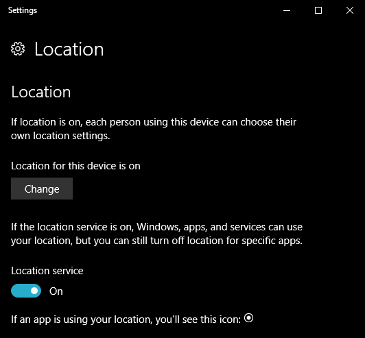 532x493 Understanding Your Location Is Currently In Use In Windows