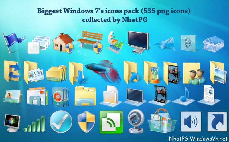 800x497 Big Windows Icons Pack