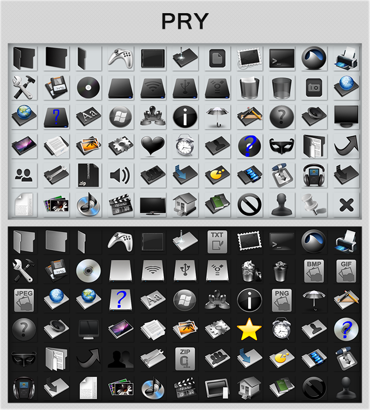 730x810 Pry Icon Pack Installer For Windows
