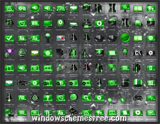 540x420 Alien Encounter Green Windows Icon Pack