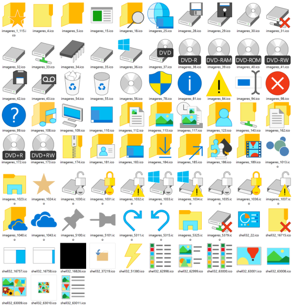 575x600 Download The New Updated Icons From Windows Build