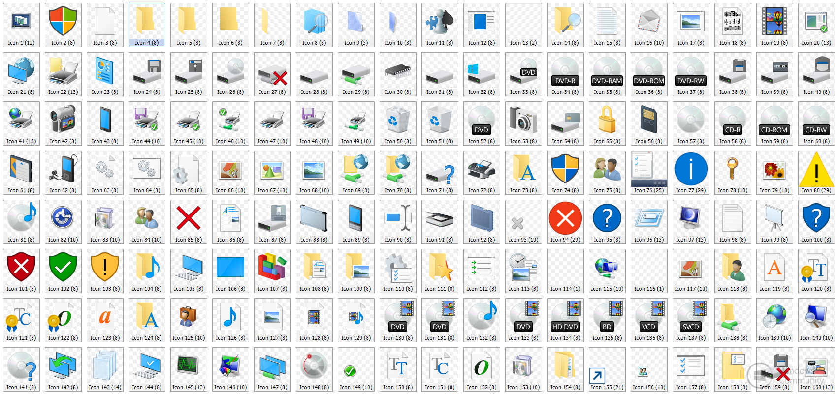 Free icons for windows