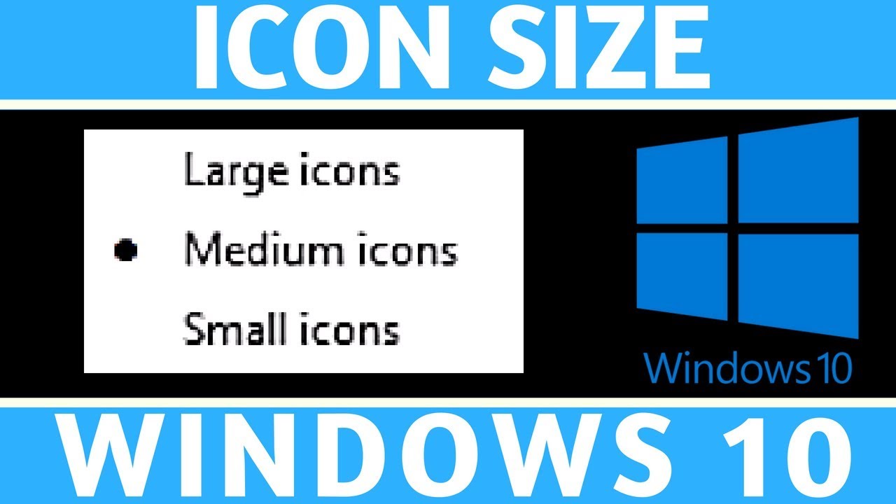 1280x720 How To Change Icon Size