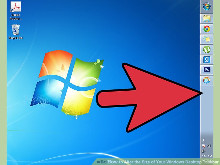 728x546 How To Alter The Size Of Your Windows Desktop Taskbar Steps