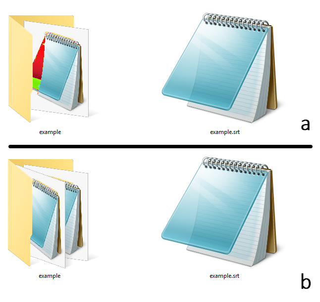 646x611 Windows Transparent Icon Bug In Thumbnail Preview