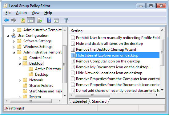 549x372 Hide Internet Explorer Icon On Desktop