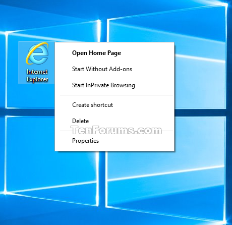 460x446 Add Or Remove Internet Explorer Desktop Icon In Windows Tutorials