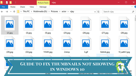 560x315 Thumbnails Not Showing In Windows Pictures Fix