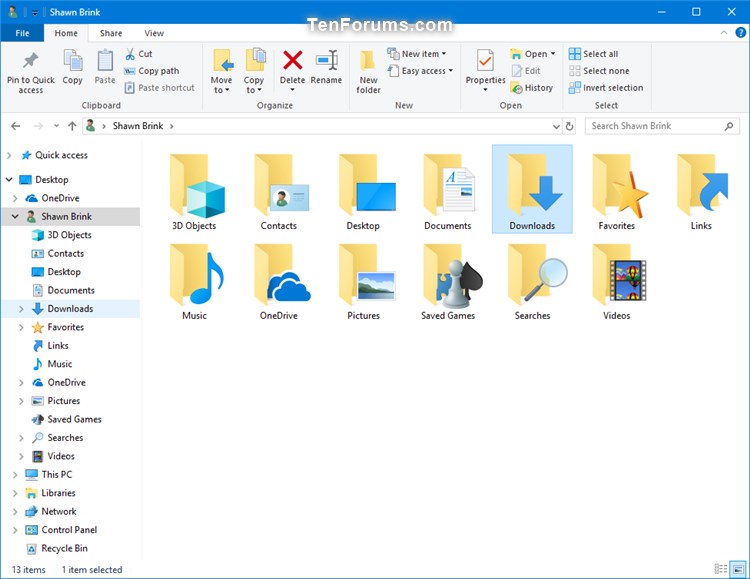 750x579 Change Or Restore Downloads Folder Icon In Windows Tutorials